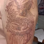 Recouvrement d'un tatouage